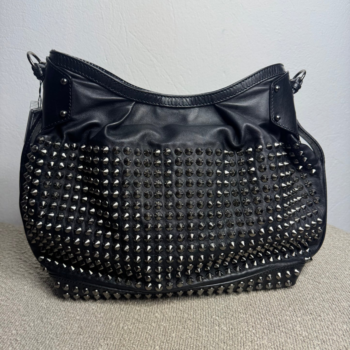 Burberry Studded Susanna Bucket Bag Leder - Schwarz