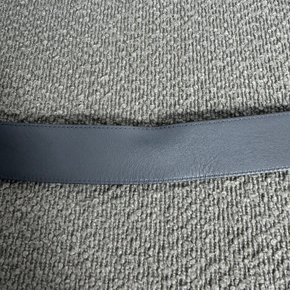 Gucci GG Marmont Gürtel Grau mit goldener GG-Schnalle