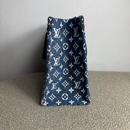 Louis Vuitton OnTheGo MM – Monogram Jacquard Denim