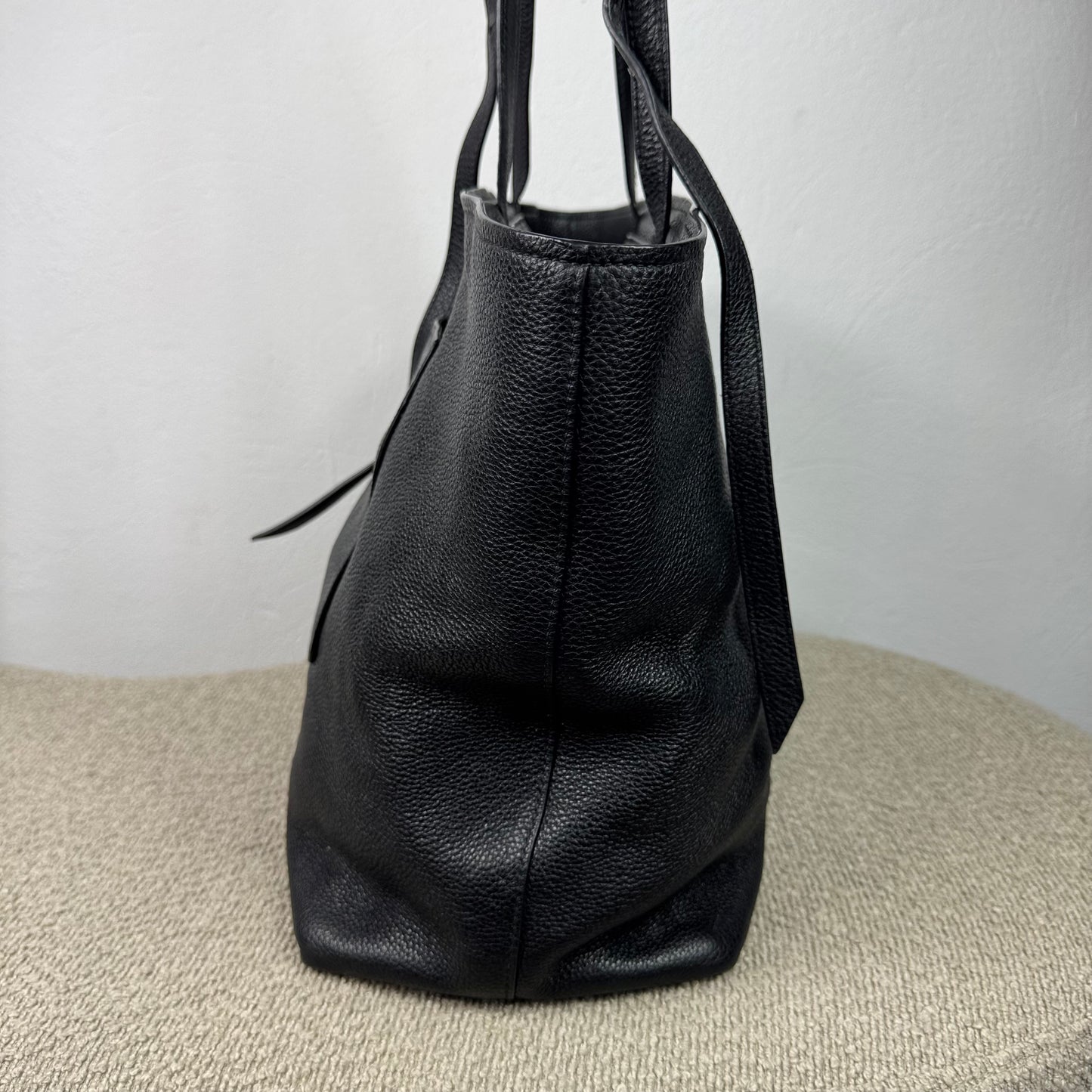 Prada Vitello Phenix Leder Shopper – Schwarz