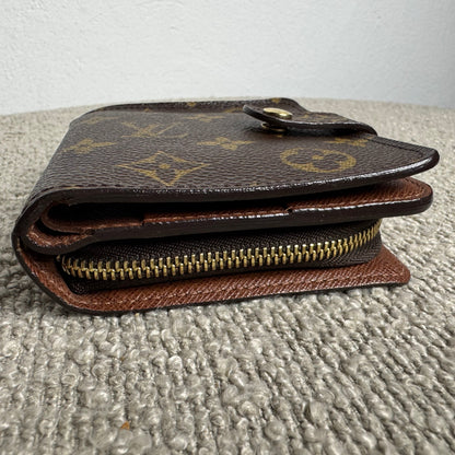 Louis Vuitton Compact Zipper Geldbeutel Monogram
