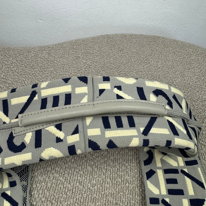 Kenzo All-Over Logo Knit Tote Shopper Bag