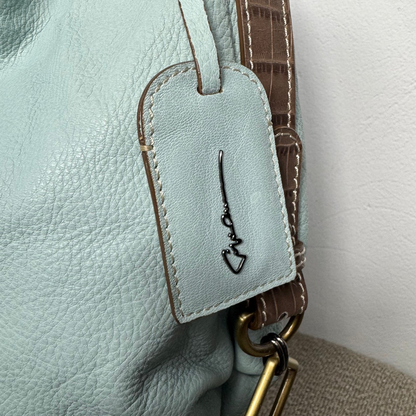 Giorgio Armani Hobo Bag Handtasche Mint