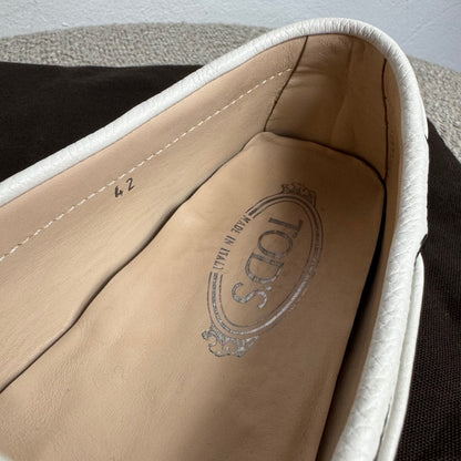 Tod's Gommino „Heaven“ Mokassins Weiß – Gr. 42