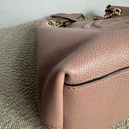 Gucci Soho Ledertasche Altrosa