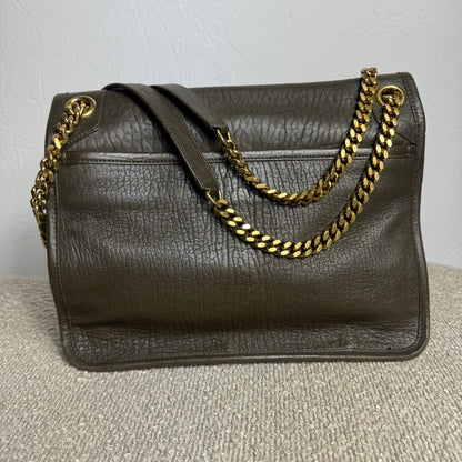 Yves Saint Laurent NIKI Medium aus genarbtem Lammleder