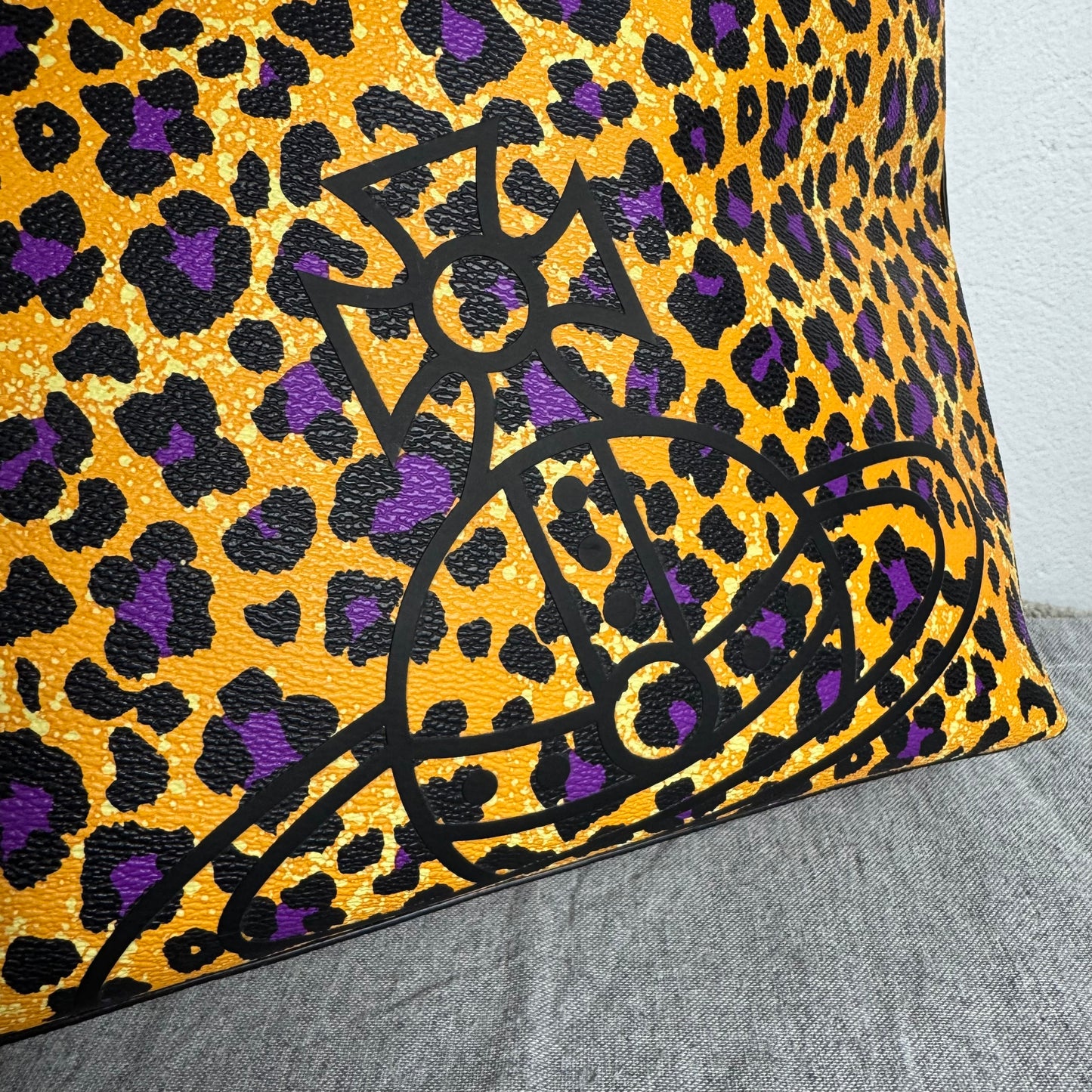 Vivienne Westwood Shopper Leo Print Vegan Leather