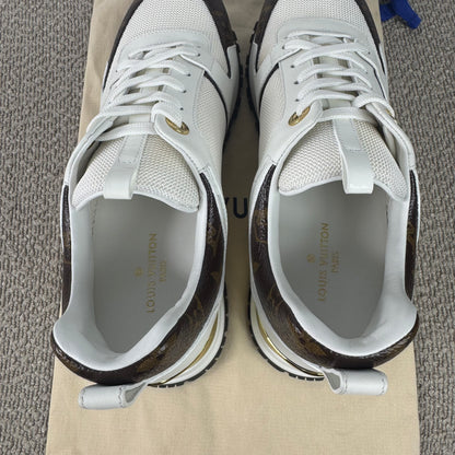 Louis Vuitton Run Away Sneaker – Weiß / Monogram – Größe 38,5