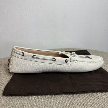 Tod's Gommino „Heaven“ Mokassins Weiß – Gr. 42