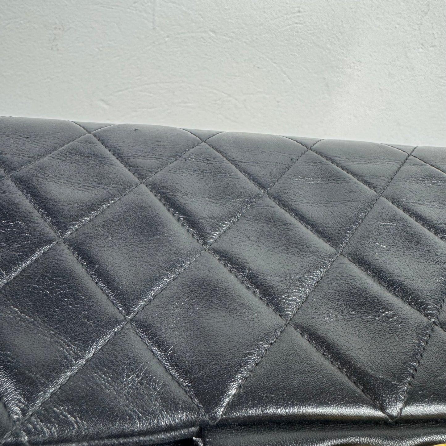 Chanel Single Flap Jumbo – Schwarz mit 24K vergoldeter Hardware