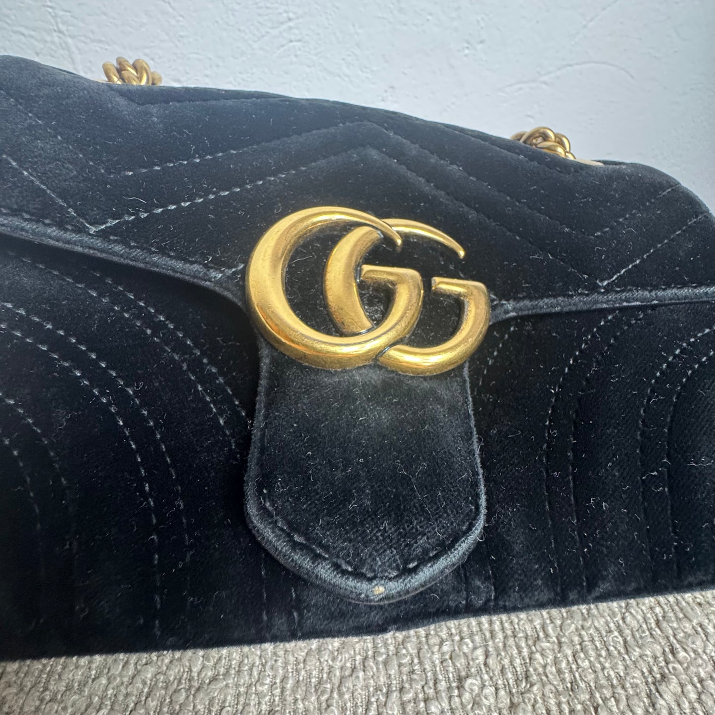 Gucci GG Marmont Samt Tasche