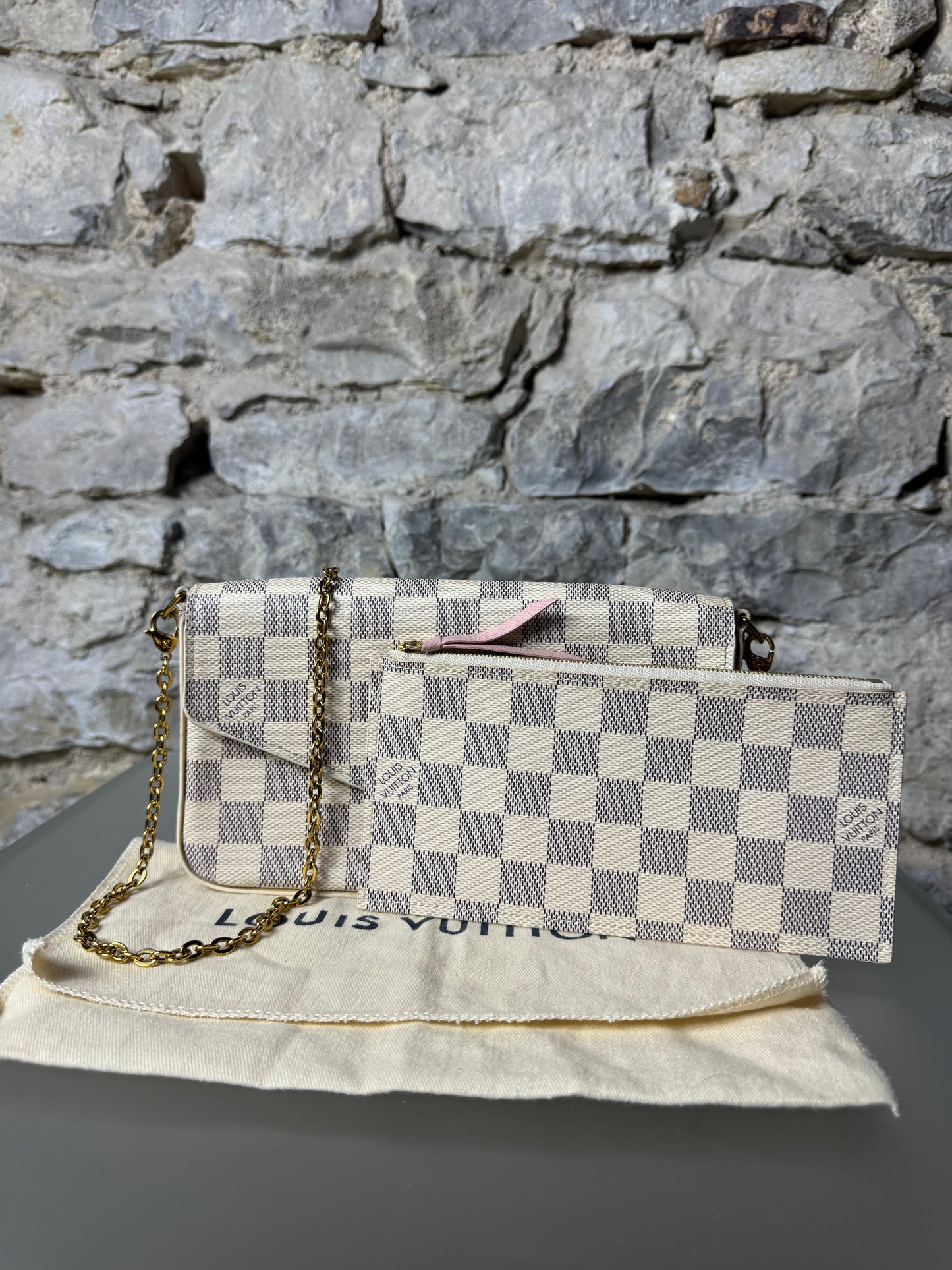 Louis Vuitton Felicie Damier Azur