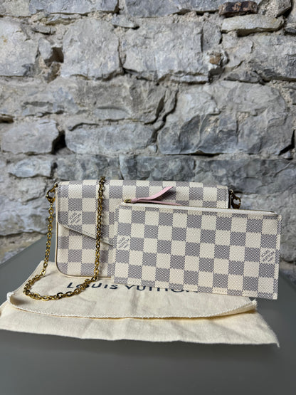 Louis Vuitton Felicie Damier Azur
