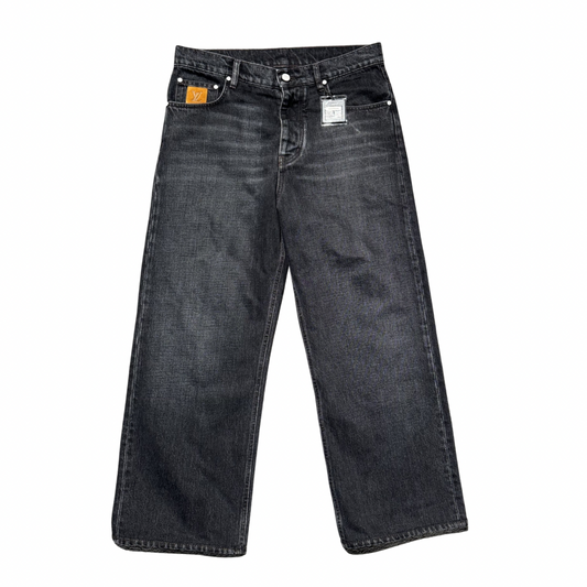 Louis Vuitton Staples Edition Washed Black Denim jeans
