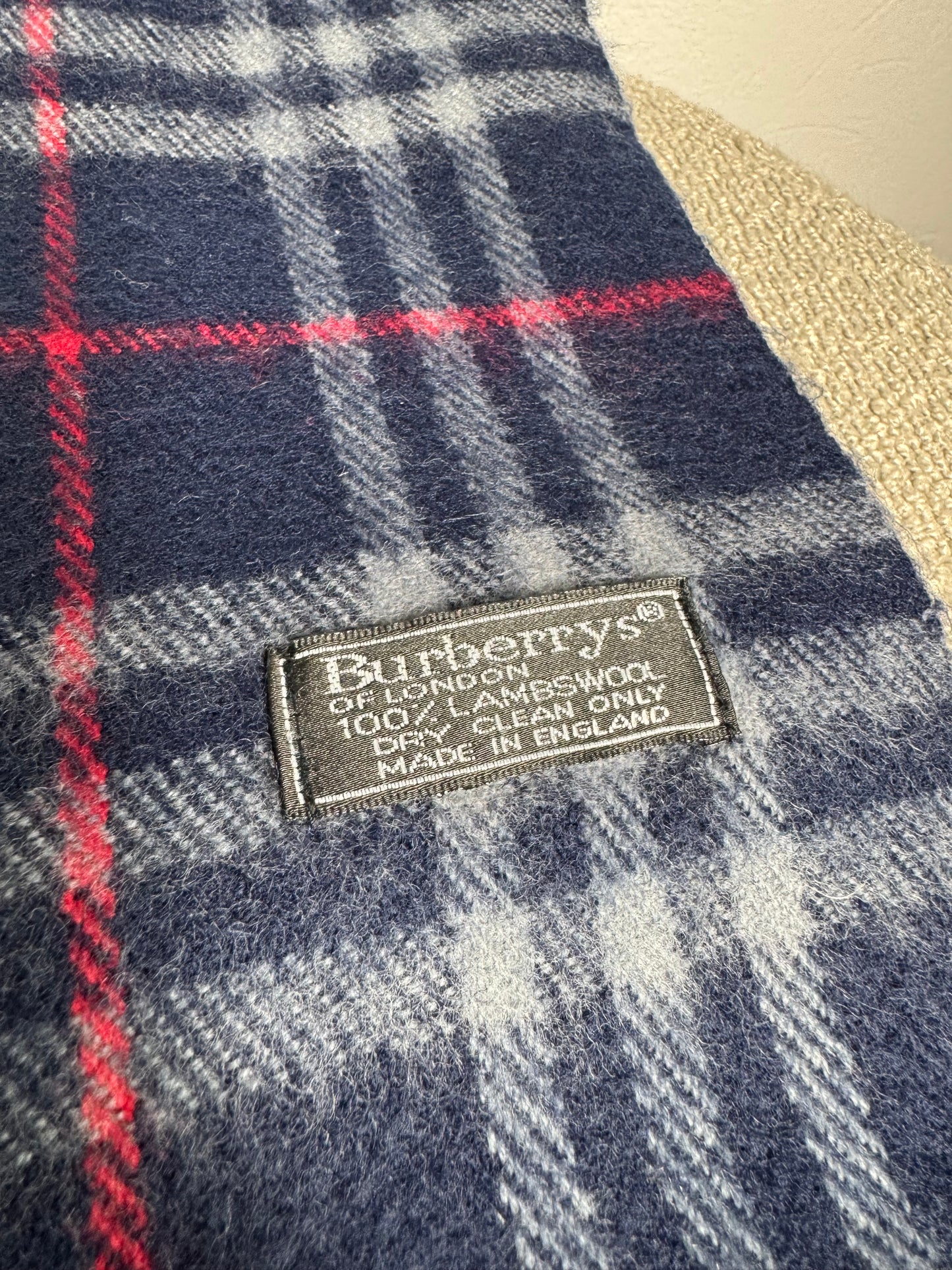 Burberry Nova Check Schal – Lammwolle