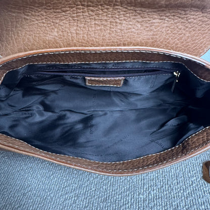 Dolce & Gabbana Vintage Leder Handtasche Braun