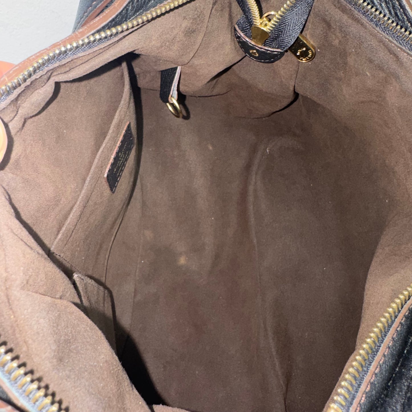 Louis Vuitton Mahina XS Noir Perforated Hobo Bag