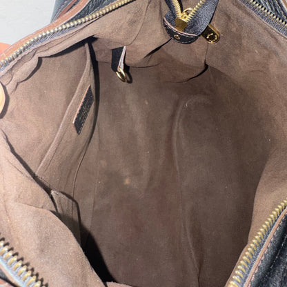 Louis Vuitton Mahina XS Noir Perforated Hobo Bag