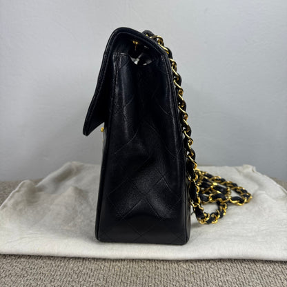 Chanel Single Flap Jumbo – Schwarz mit 24K vergoldeter Hardware