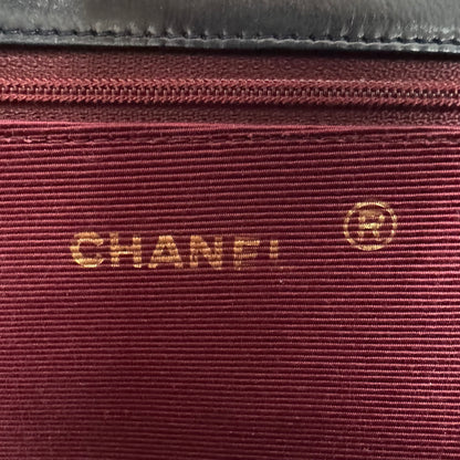Chanel Vintage Coco Chain Umhängetasche Navy Blue