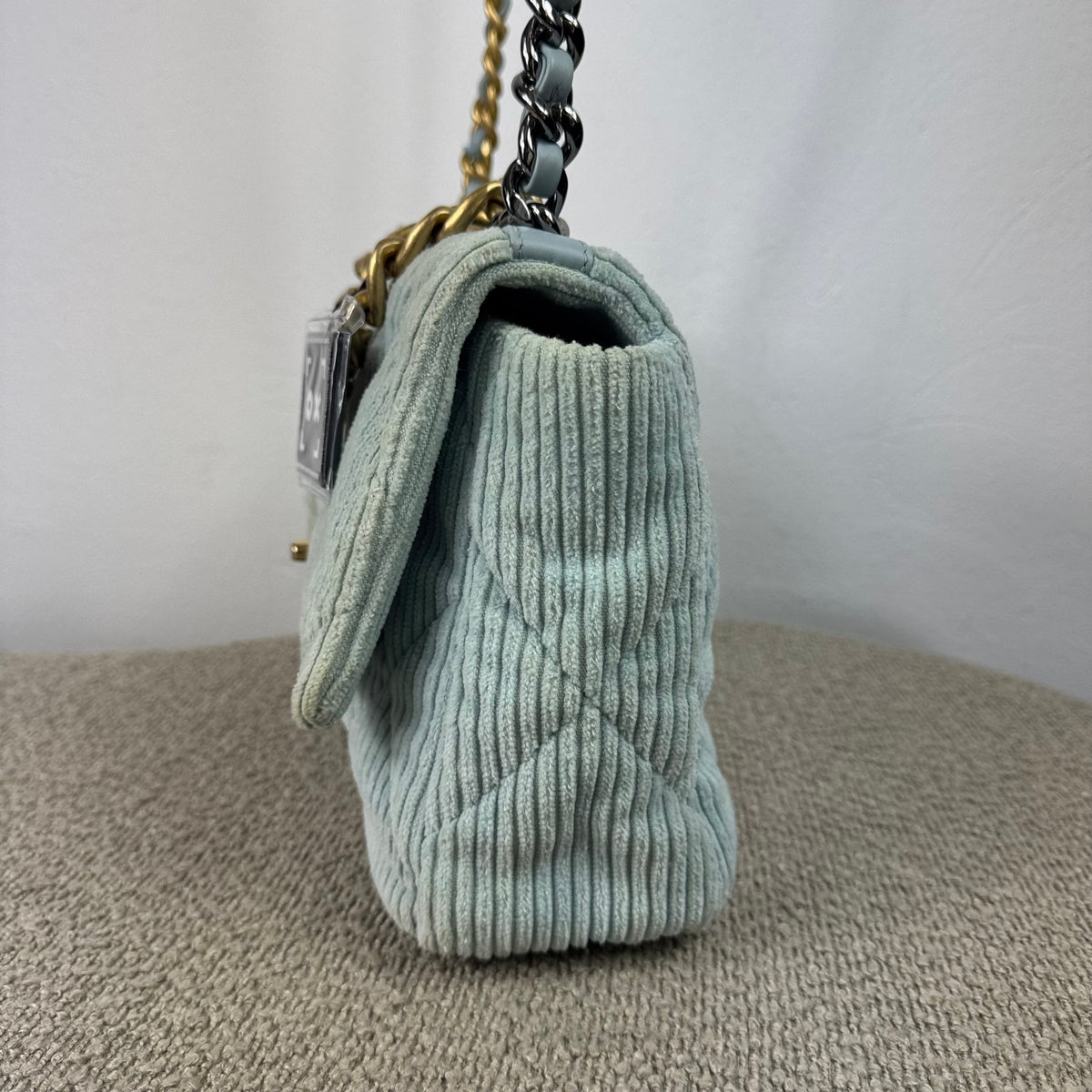 Chanel 19 Corduroy Flap Bag – Light Blue
