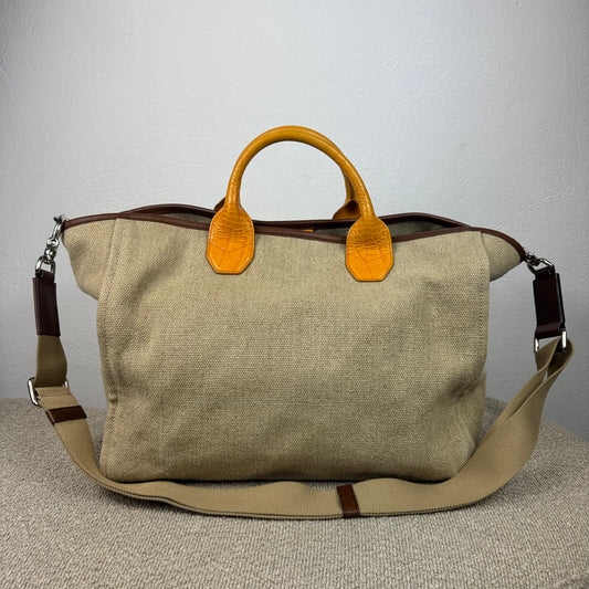 Dolce & Gabbana Milano Tote Bag mit Schulterriemen – Beige