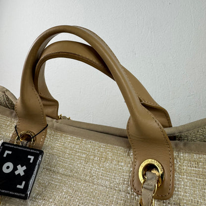 Chanel Deauville Tote Bag – Beige/Gold