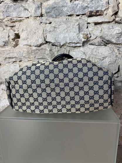 Gucci GG Sukey Tote Bag – Blau / Beige