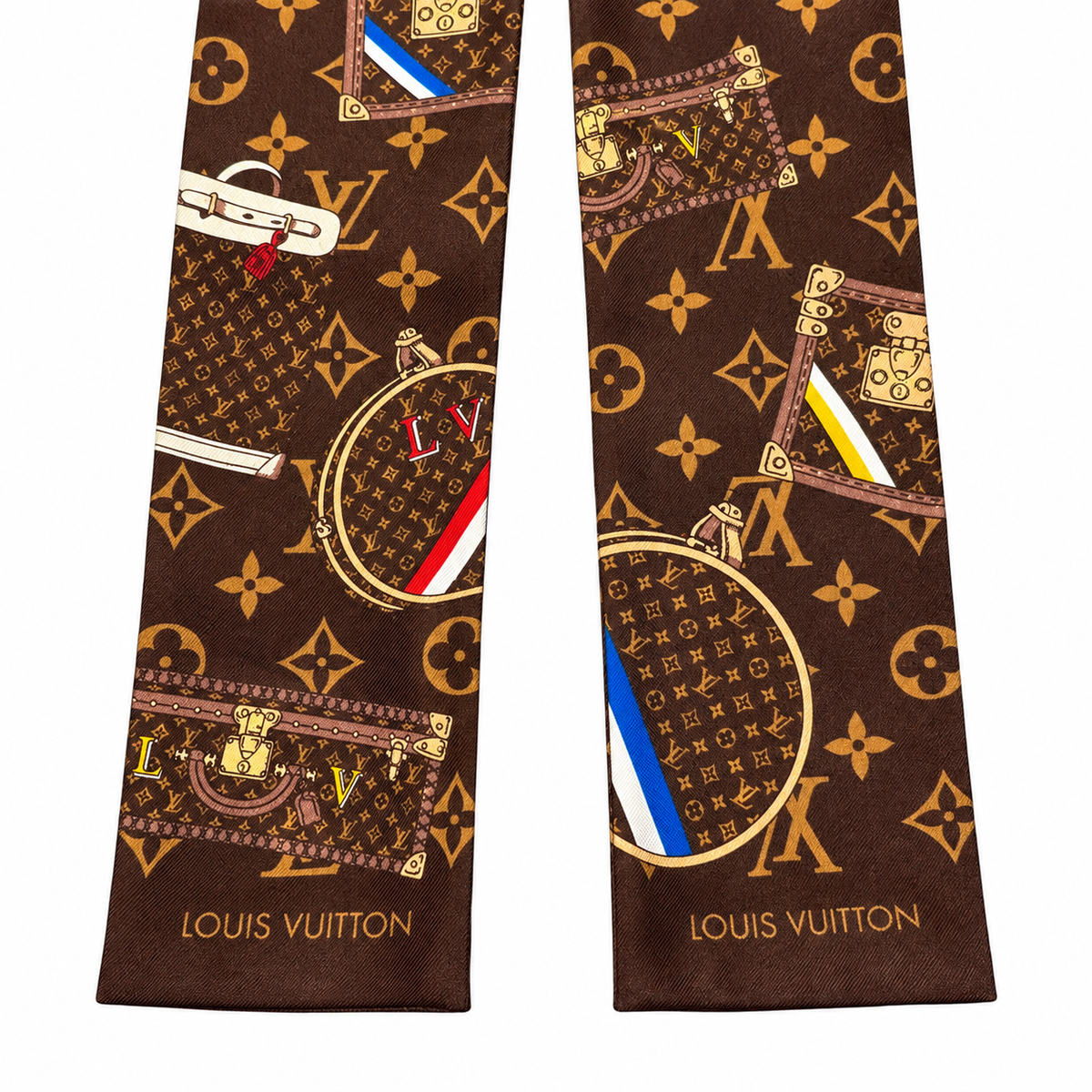 Louis Vuitton Monogram Trunks Seiden-Bandeau