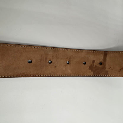 Gucci Interlocking G Buckle Gürtel Leder Schwarz Gr. 95/38 (223891)