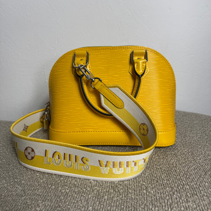 Louis Vuitton Alma BB Epi Leder Gelb