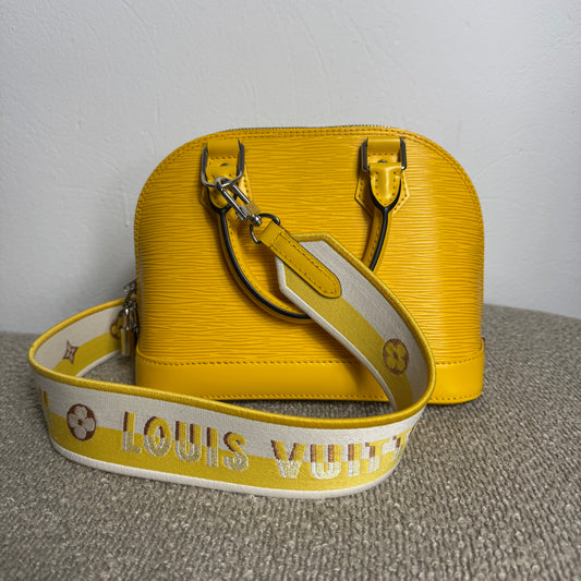 Louis Vuitton Alma BB Epi Leder Gelb