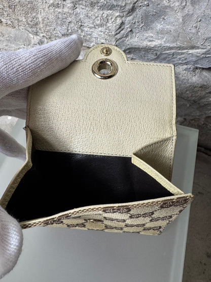 Gucci Vintage GG Canvas Geldbeutel