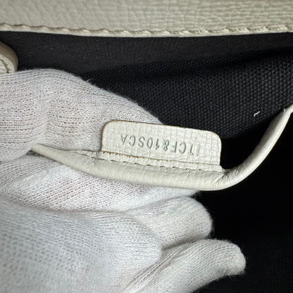 Burberry Banner Bag Grainy Calfskin Weiß