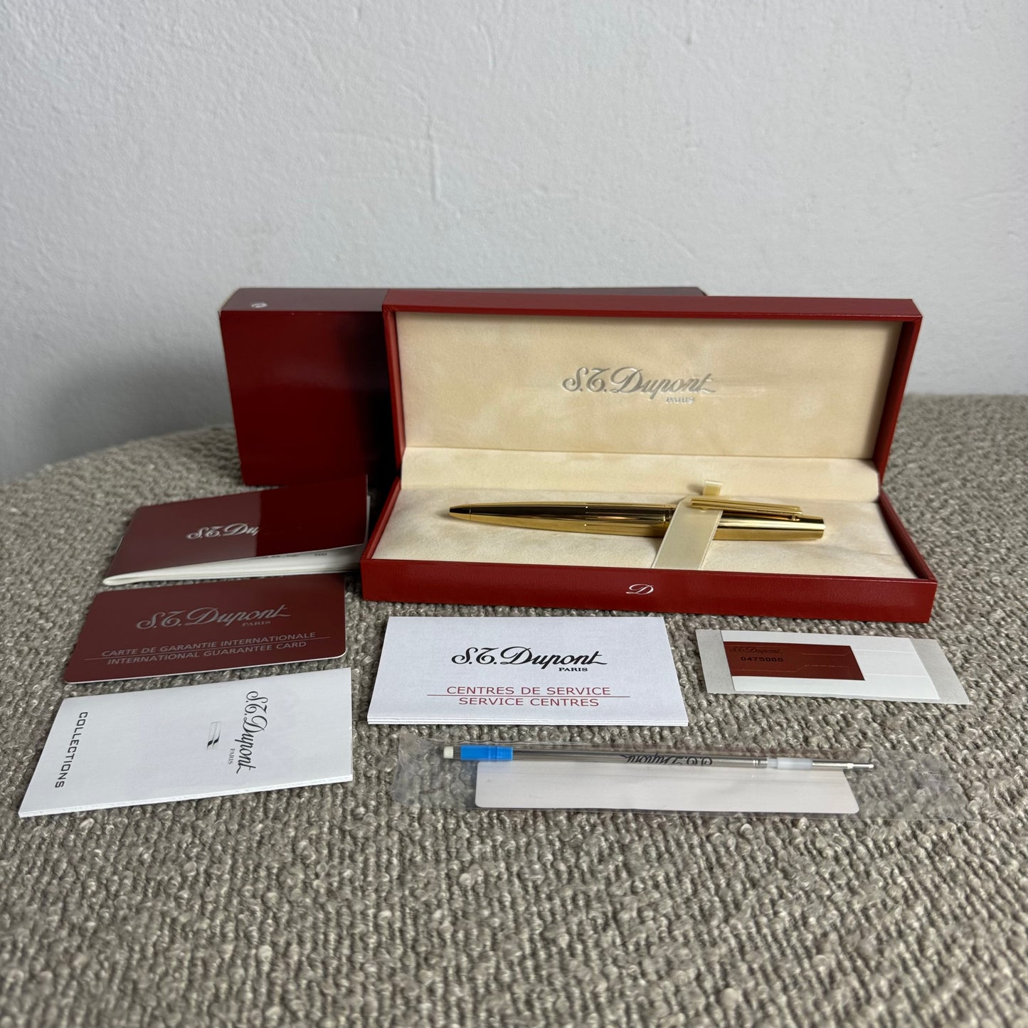 S.T. Dupont Ellipsis Gold-Finish Kugelschreiber