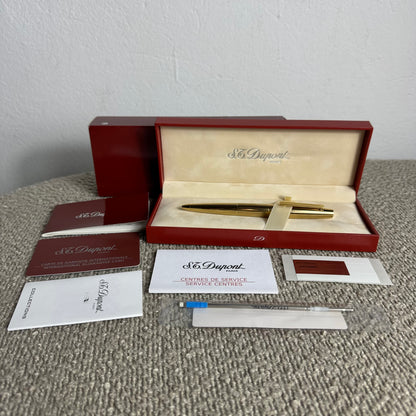 S.T. Dupont Ellipsis Gold-Finish Kugelschreiber