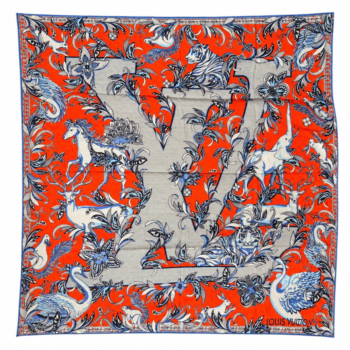 Louis Vuitton Wild at Heart Animal Tuch – Kaschmir & Seide – 140 x 140 cm