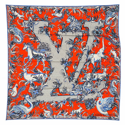 Louis Vuitton Wild at Heart Animal Tuch – Kaschmir & Seide – 140 x 140 cm