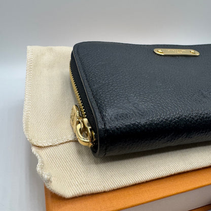 Louis Vuitton Margot Geldbörse Empreinte Leder Schwarz