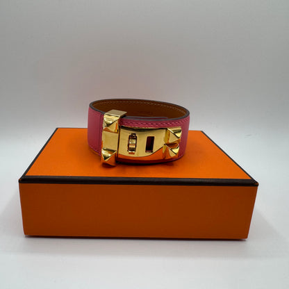 Hermès Collier de Chien 24 Armband Rosa – Limitierte Farbe
