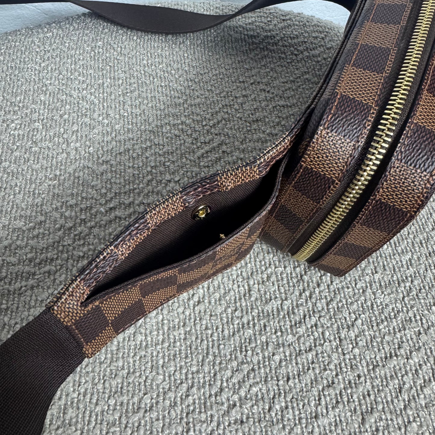 Louis Vuitton Geronimos Damier Ebene Braun