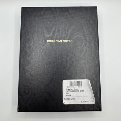 Dries Van Noten "Beaded Hoop/Link" Clip-On Ohrringe