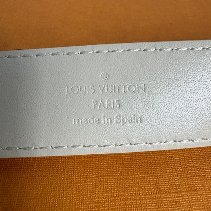Louis Vuitton Initiales Gürtel Damier Azur 25 mm