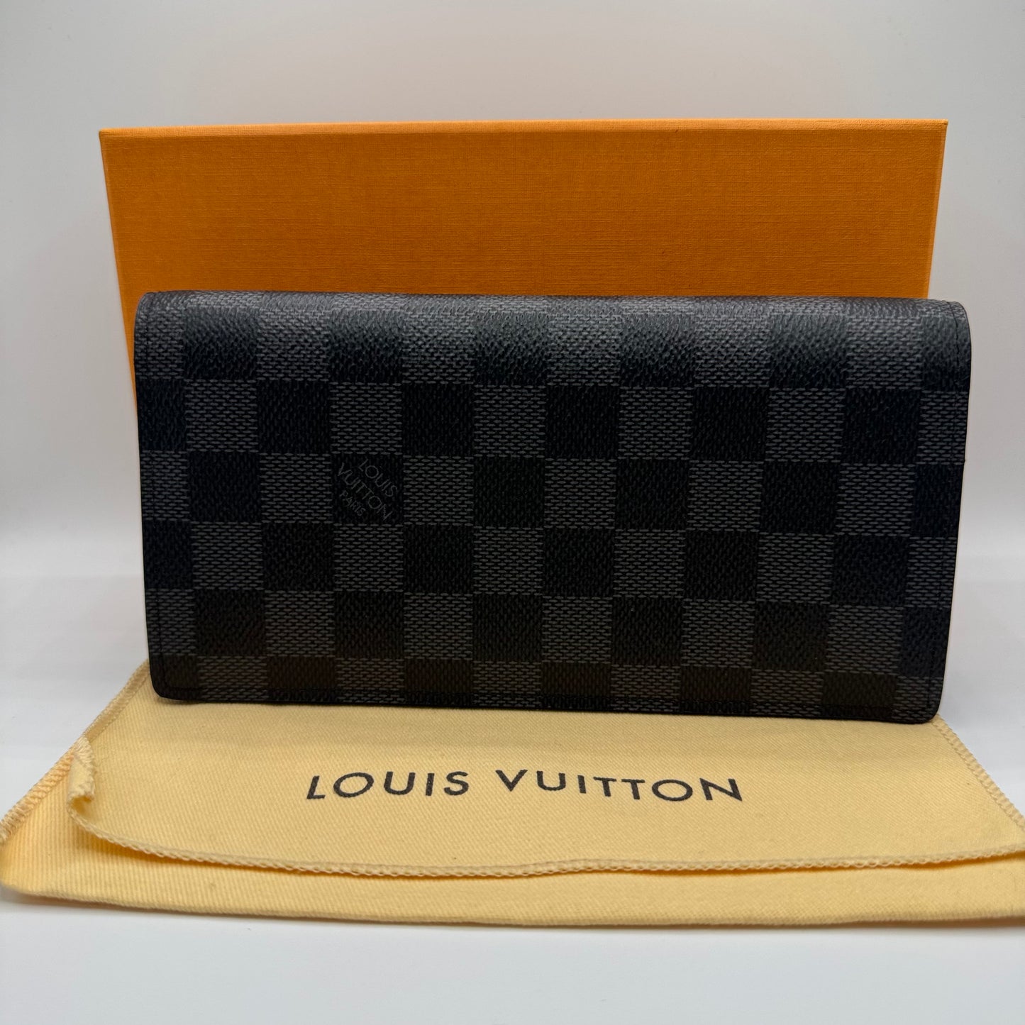 Louis Vuitton Brazza Geldbörse – Damier Graphite