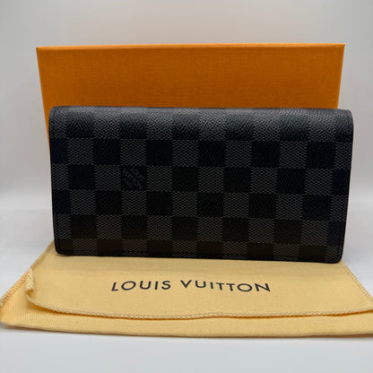 Louis Vuitton Brazza Geldbörse – Damier Graphite