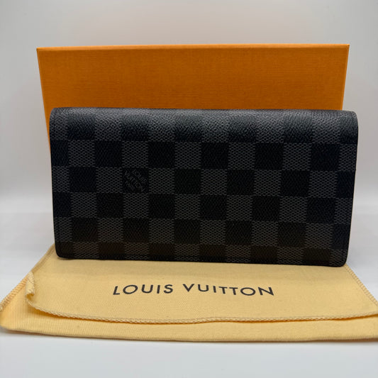 Louis Vuitton Brazza Geldbörse – Damier Graphite