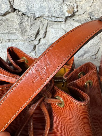 Louis Vuitton Noé Grande Epi Leder Braun – Vintage