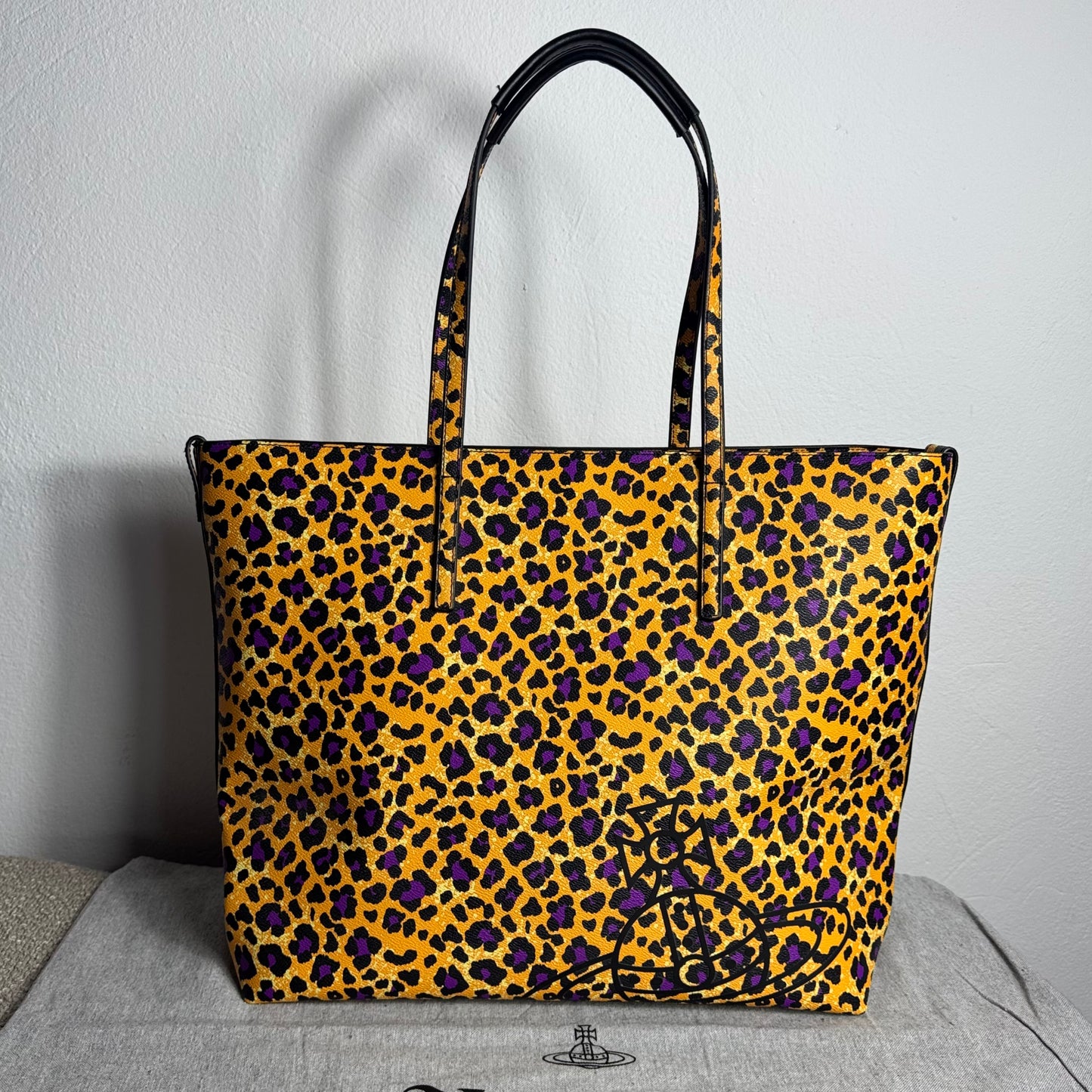 Vivienne Westwood Shopper Leo Print Vegan Leather