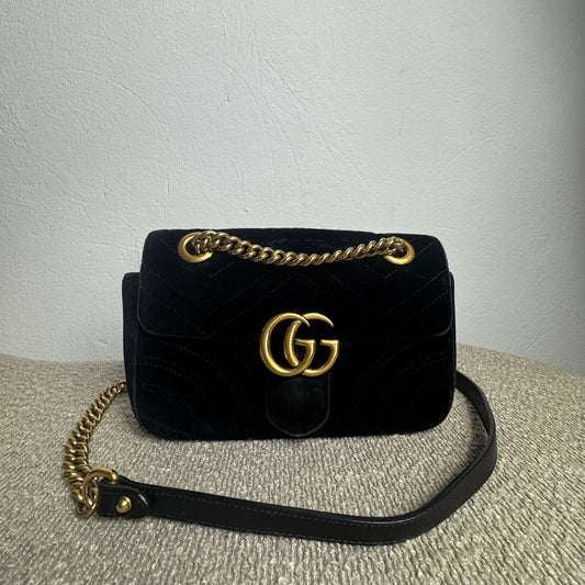 Gucci GG Marmont Samt Tasche