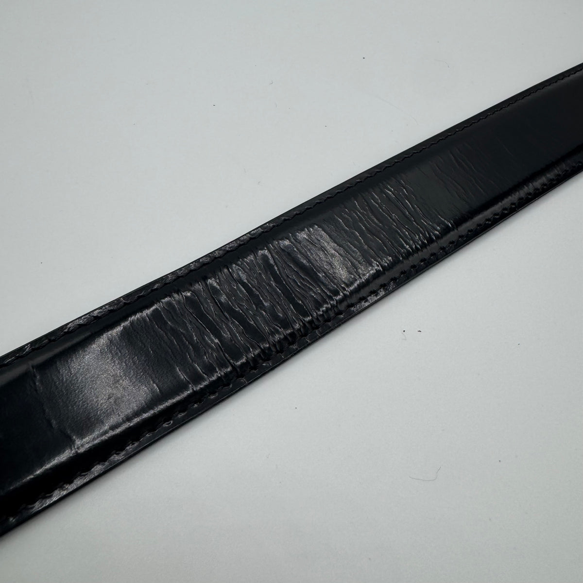 Gianni Versace Medusa Gürtel – Schwarzes Leder